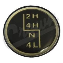 Crown Automotive Shift Knob Inserts