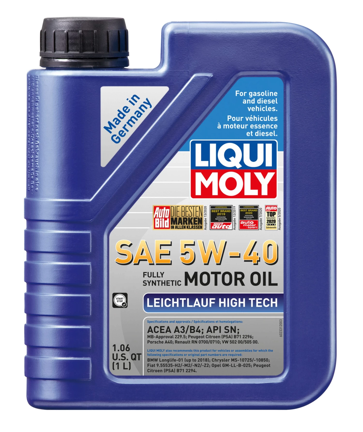 LIQUI MOLY Leichtlauf Motor Oils 1 LIQUI MOLY Leichtlauf Motor Oils